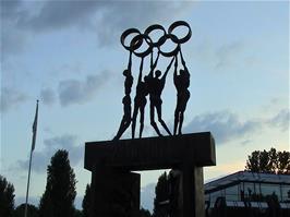 IOC Headquarters at Vidy, Lausanne, as seen on our evening walk